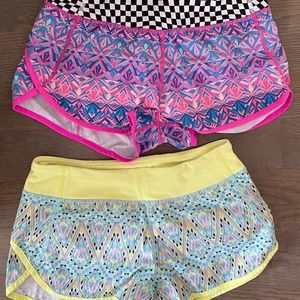 Ivivva by lululemon speed shorts set of 2